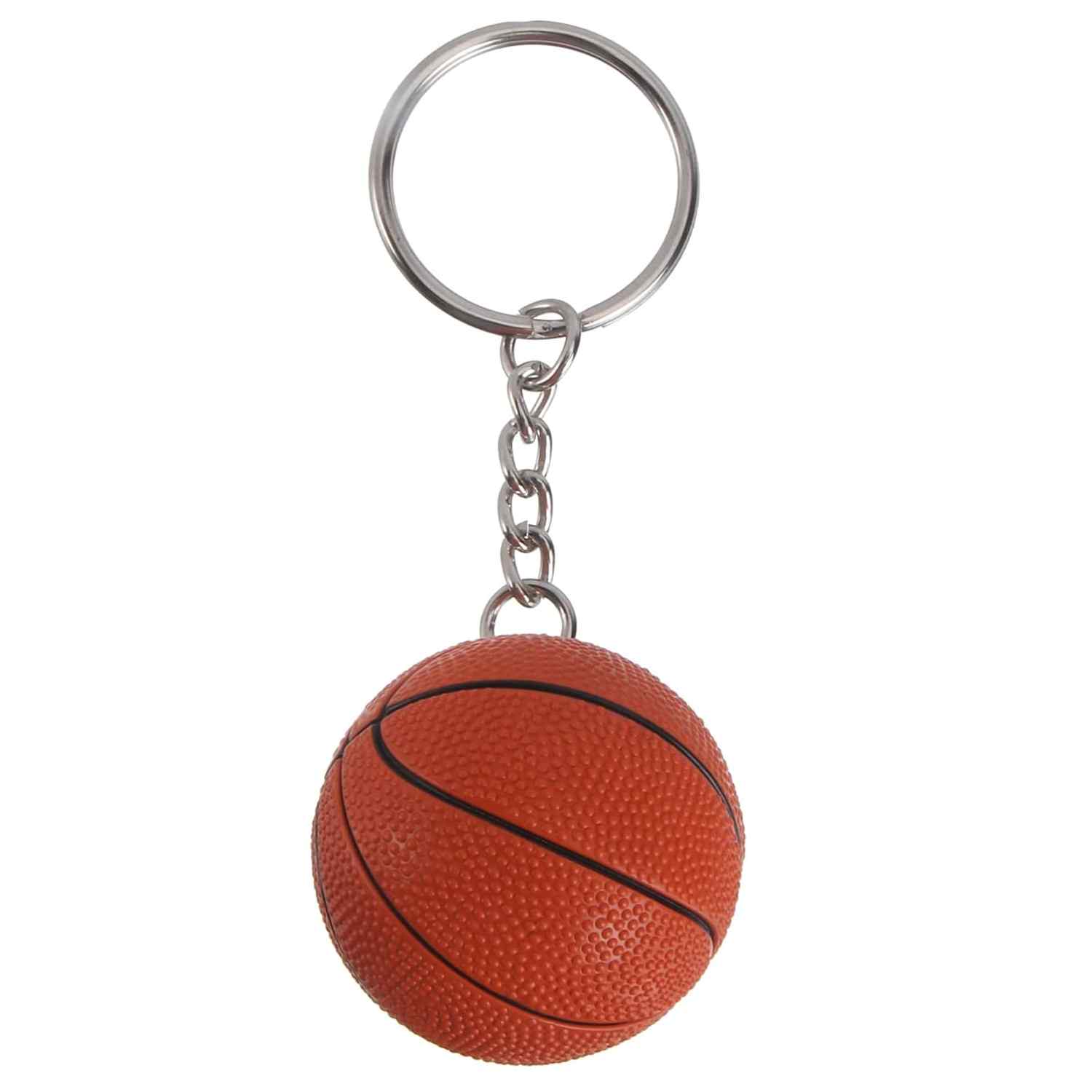 Agarrar Descifrar Hervir Llavero plastico en forma de pelota baloncesto marron | Autozoco