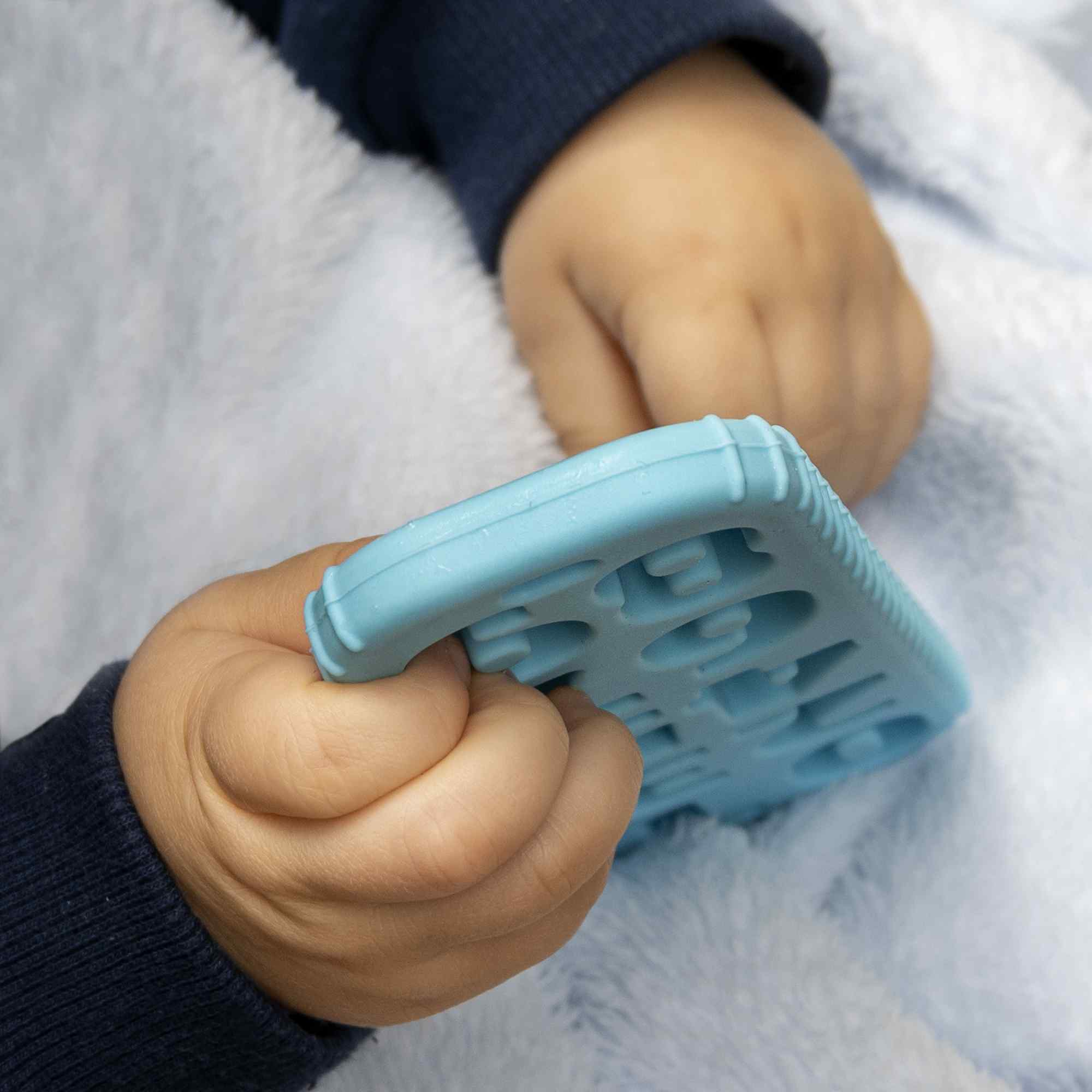 Juguete para bebe mando distancia Dentición Mordedores Silicona Azul