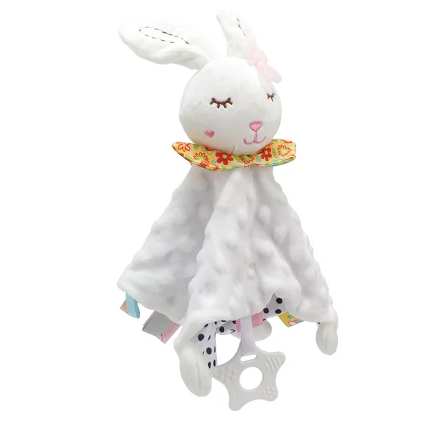 DouDou Mantita de apego bebé diseño Conejo blanco