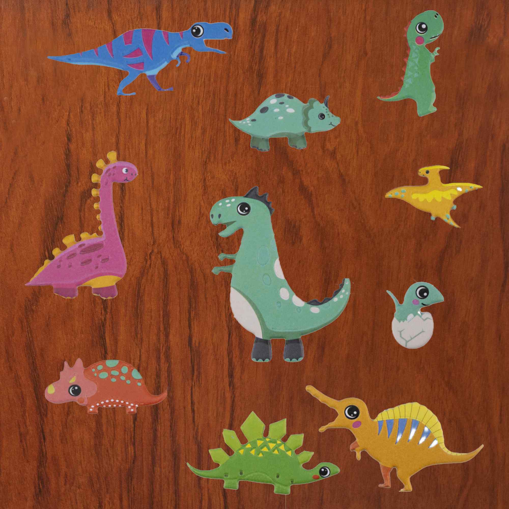 Pegatinas para Niños stickers pegatinas infantiles 3D de dinosaurios tipo 1