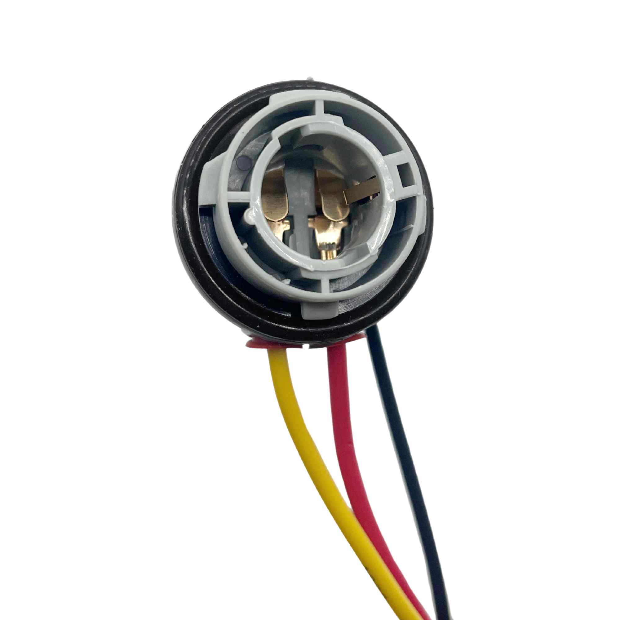 Comprar 2 uds 1157 casquillo de bombilla BAY15D soporte de lámpara conector  de Base cable luz de freno de coche enchufe de lámpara soporte de luz de  freno