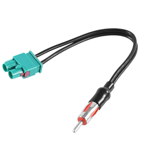 Adaptateur d'antenne radio double Fakra (Z) vers DIN ISO pour Audi VW Volvo  Seat Skoda : : High-Tech