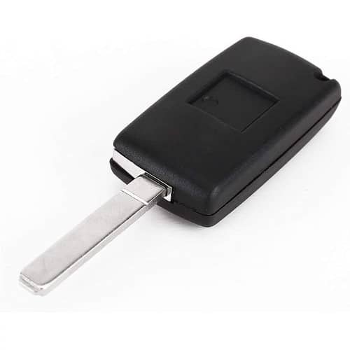 Carcasa mando llave del coche 3 botones compatible con peugeot y citroen  negro