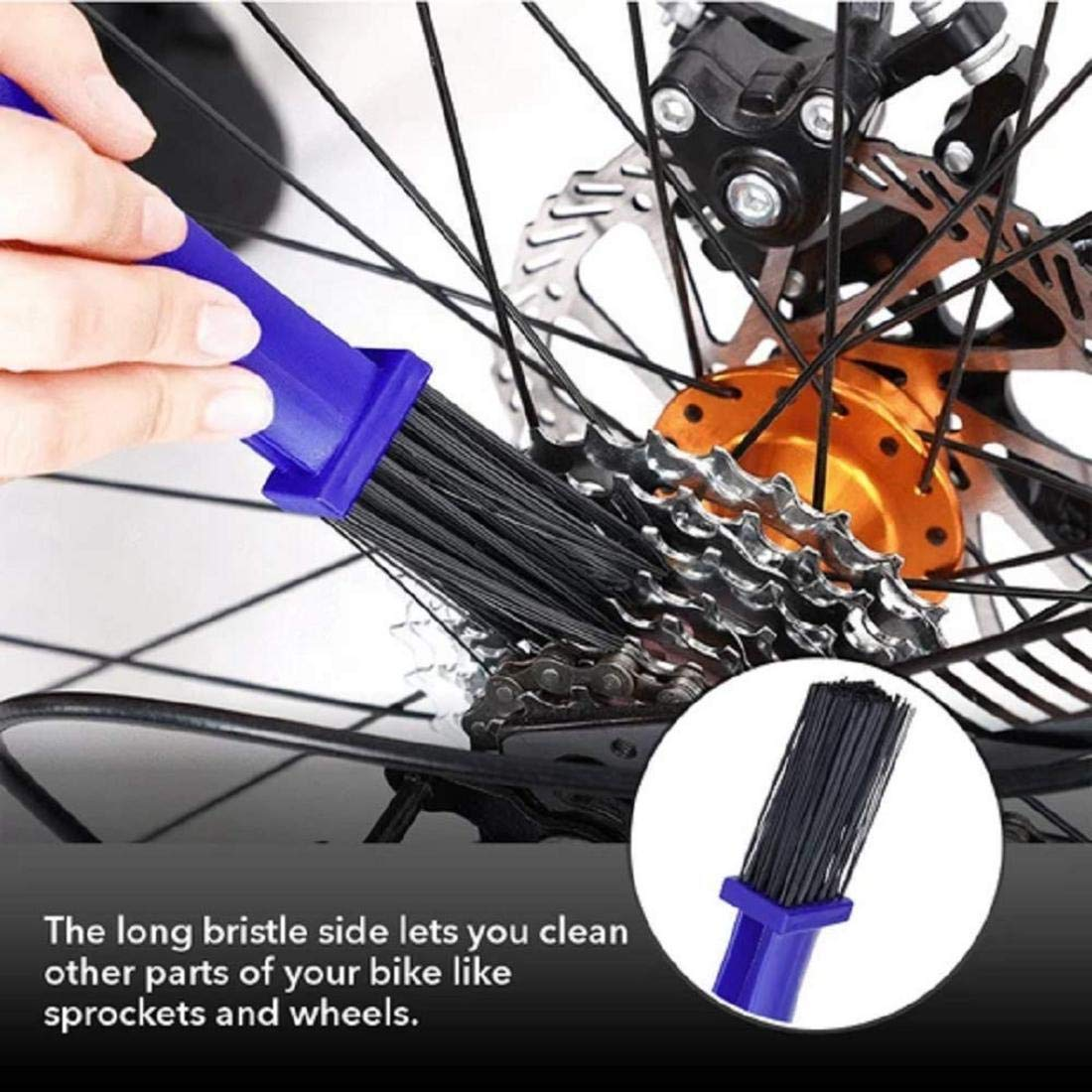 Cepillo limpiador de cadenas para moto o bicicleta